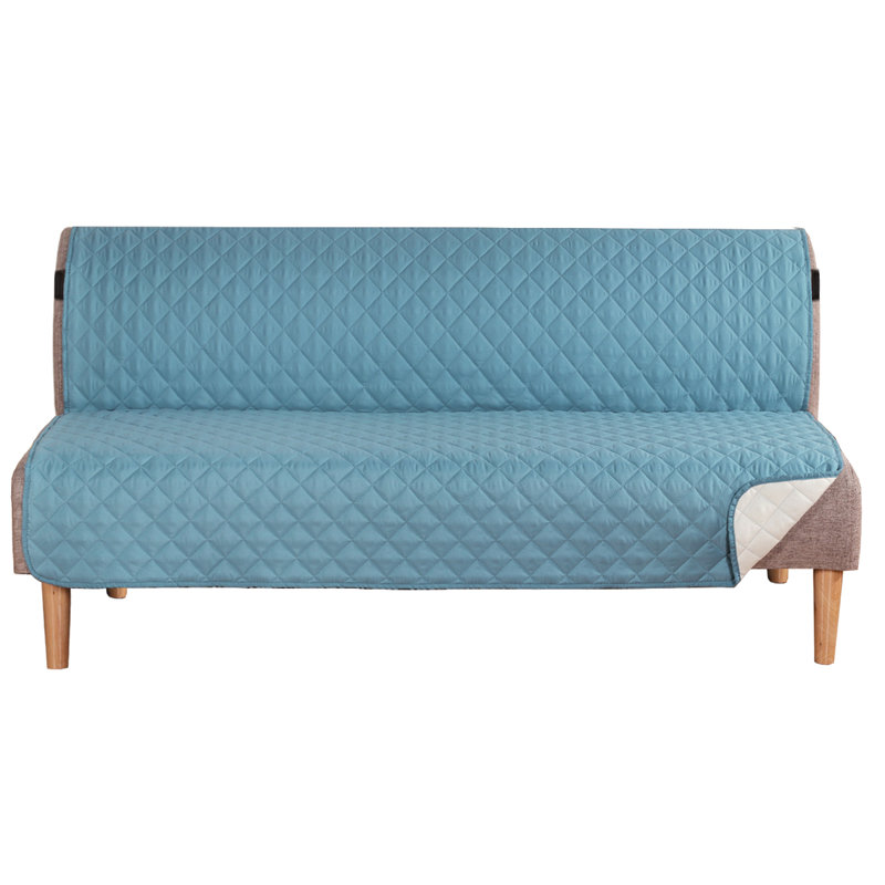 Rebrilliant Reversible Box Cushion Futon Slipcover & Reviews Wayfair